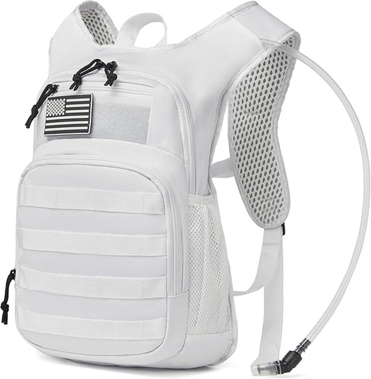 wotony Hydration Backpack with Water Bladder for Hiking Tactical Hydration Pack for Men Women Molle Water Backpack for Hiking