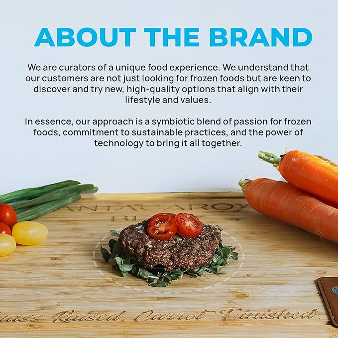Santa Carota Grass Fed Ground Beef 70% Lean / 30% Fat, Carrot-Finished, Grass-Raised, Bulk Hamburger Meat | Perfect for Burgers, Family Pack Frozen Food (10-1lb packages)
