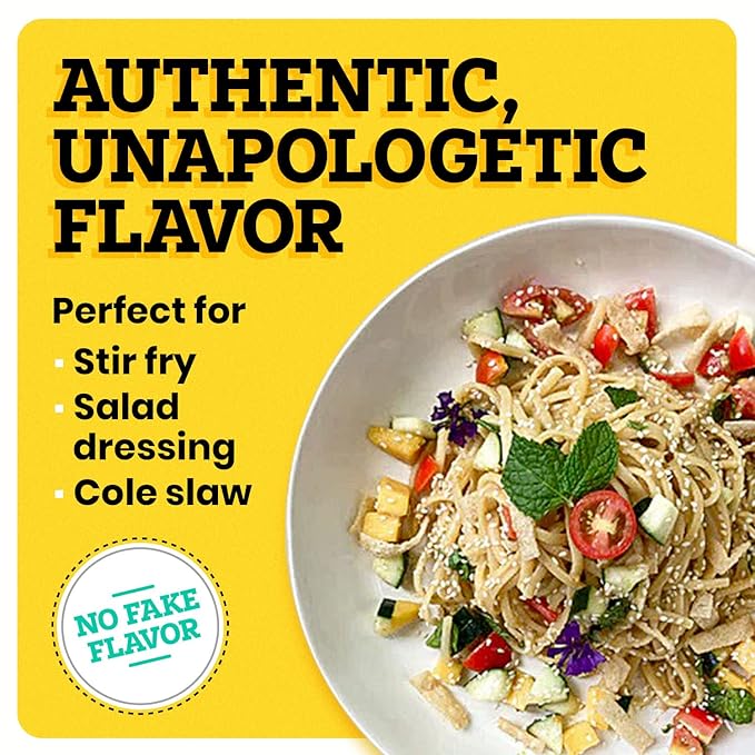 Pretty Thai Peanut Sauce, Gluten Free Certified Non-GMO Vegan Authentic Stir Fry, Dressing, Rice Seasoning, Condiment & Dipping Sauce, 100% Natural