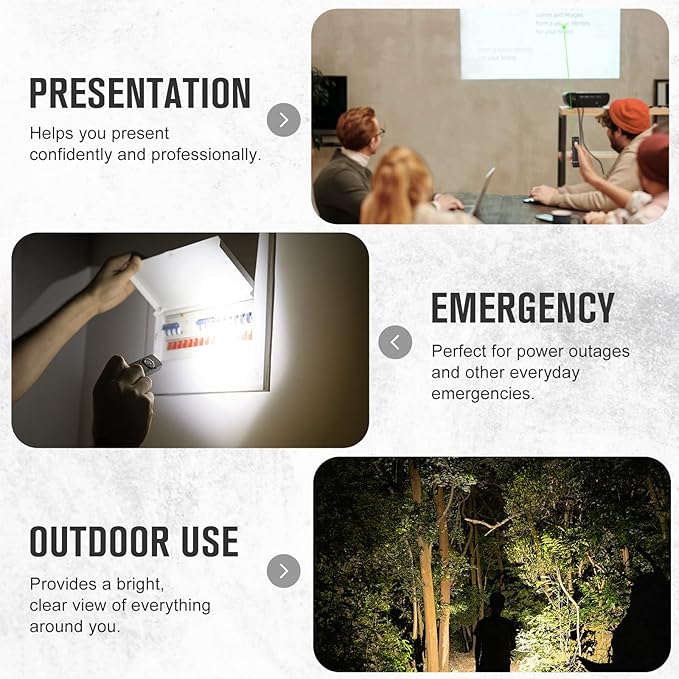 OLIGHT Arkfeld EDC Flat Flashlight, 1000 Lumens White LED Light with Green Beam Combo, Power by Rechargeable Built-in Battery for Outdoors, Emergency, Work (Black NW)