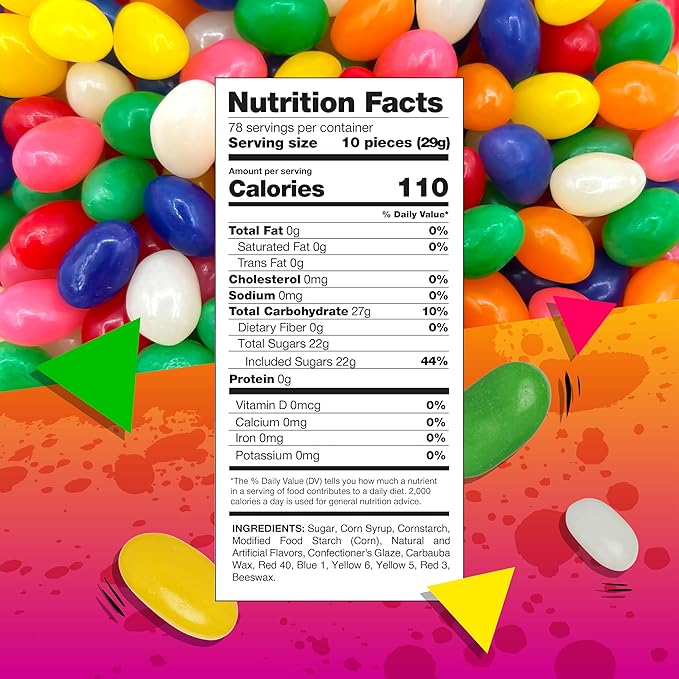Jelly Beans Bulk | 5 Pound Bag | Classic Jelly Beans Candy | Assorted Fruit Flavors Candy