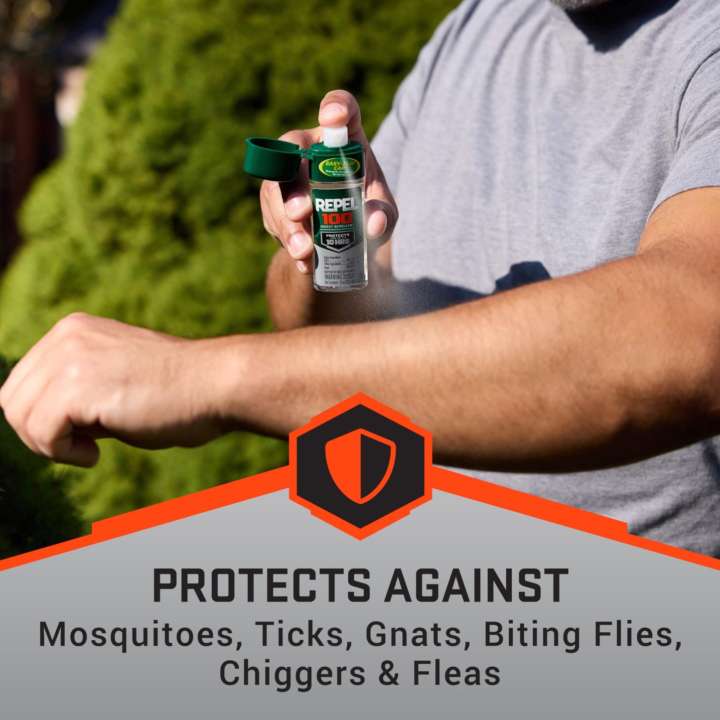 Repel 100 Insect Repellent, 1 Ounce, With DEET, 10-Hour Protection Long-Lasting Insect Repellent