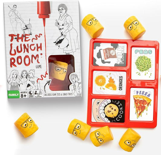 The Lunch Room ??Ultimate Family Board & Card Game Hilarious Food Fight with Tater Tots Squishy Toys for Kids & Adults 8+ | Easy-to-Learn Party Game for 3-6 Players