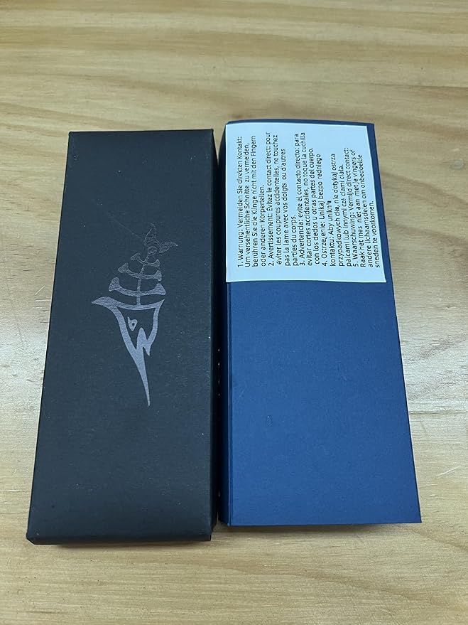 Petrified fish PFP03 Victor,3.58" K110 Stonewashed Blade,140g Micarta Handle Flipper Liner lock Folding knife (Blue Stonewashed)