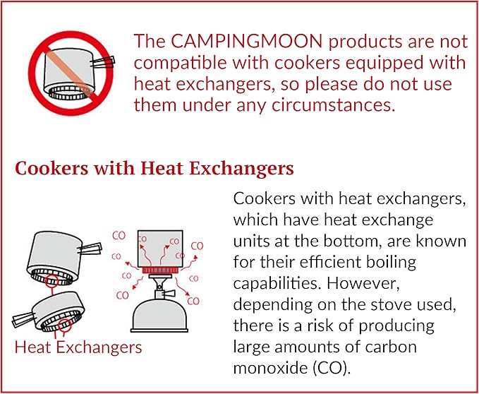 CAMPINGMOON Canister Stove Compact Foldable w/Micro Regulator 4Flex w/o igniter XD-2-NE