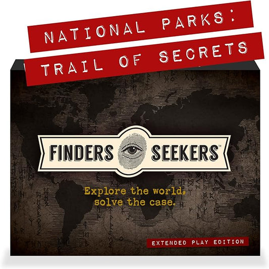 Mystery Game | National Parks Trail of Secrets ??Be a Detective and Investigate an Unsolved case, Escape Room Puzzle Game, for Date Night, Family Night or Solo.