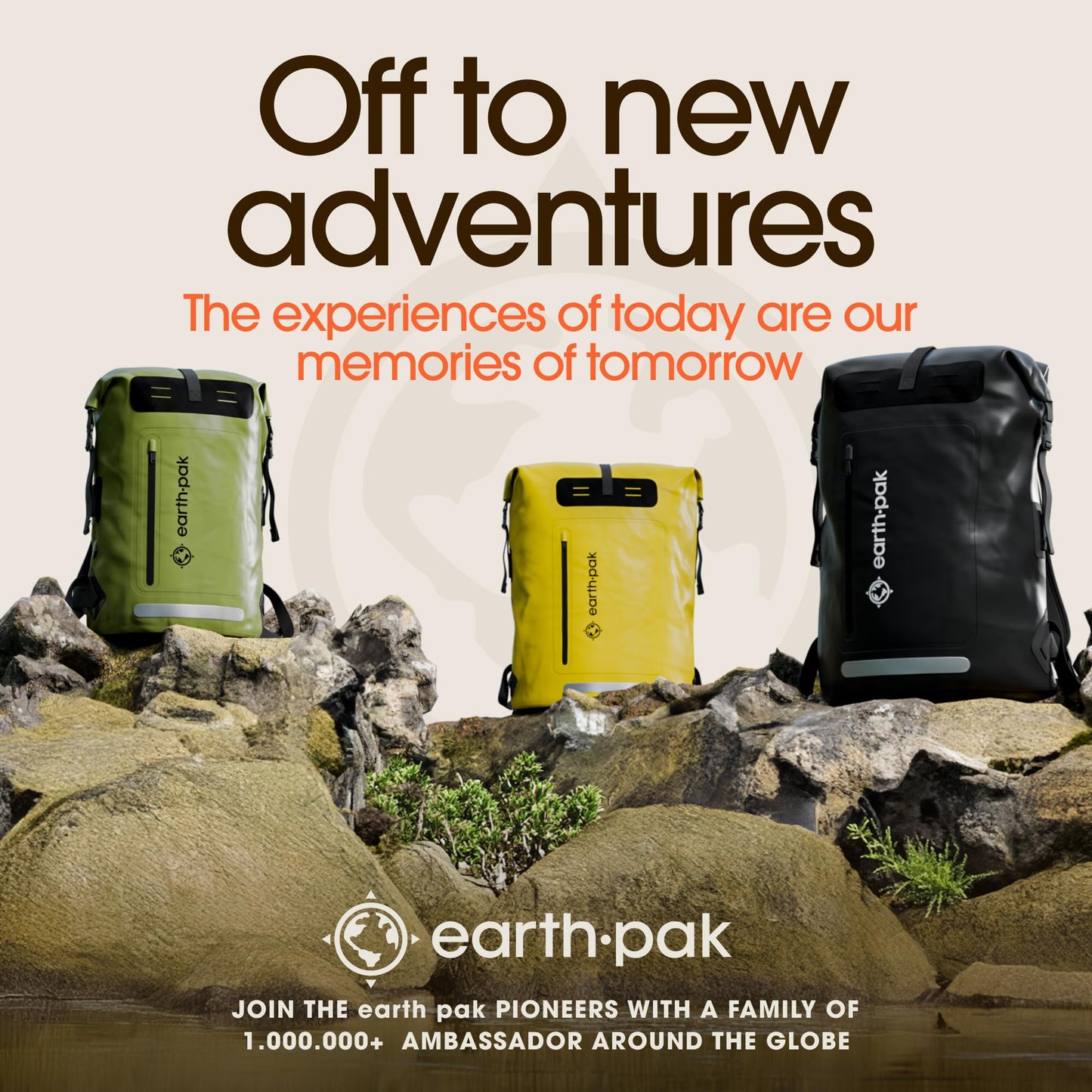 Waterproof Dry Bag Backpack 55L - Kayaking Boating Fishing Rafting Marine
