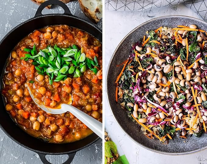 Food to Live Premium Pulses Bundle, 4 Pack ??Chickpeas(5 LB), Whole Green Peas(5 LB), Green Lentils(5 LB), Black-Eyed Peas(5 LB), Raw, Vegan, Kosher, Sproutable, Rich in Fiber and Protein, Legumes.