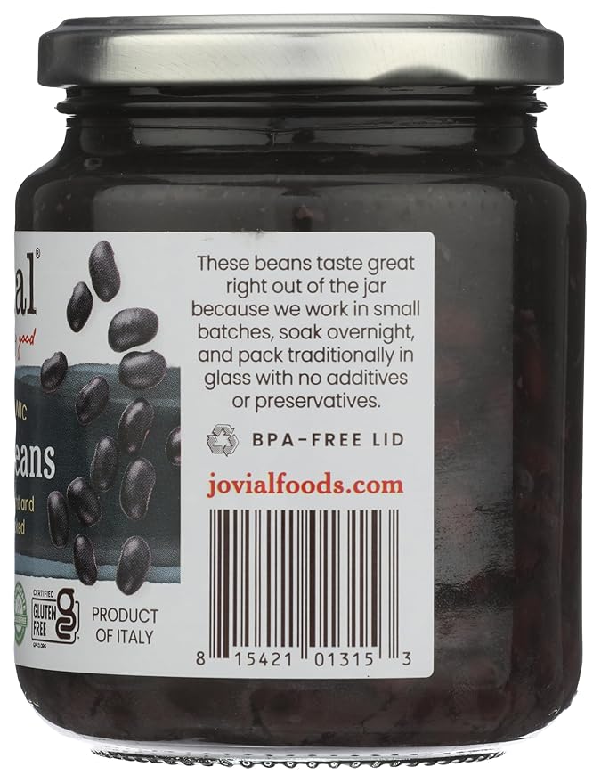 Jovial Beans Black 13 OZ