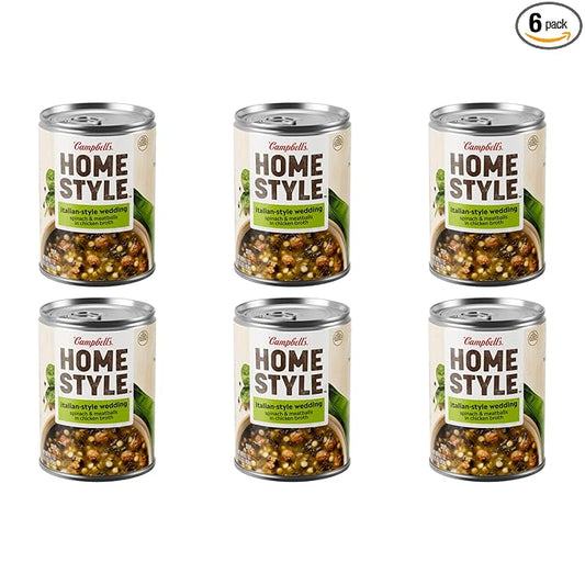 Campbell's Homestyle Italian Wedding Soup, 16.1 OZ Can (Pack of 6)
