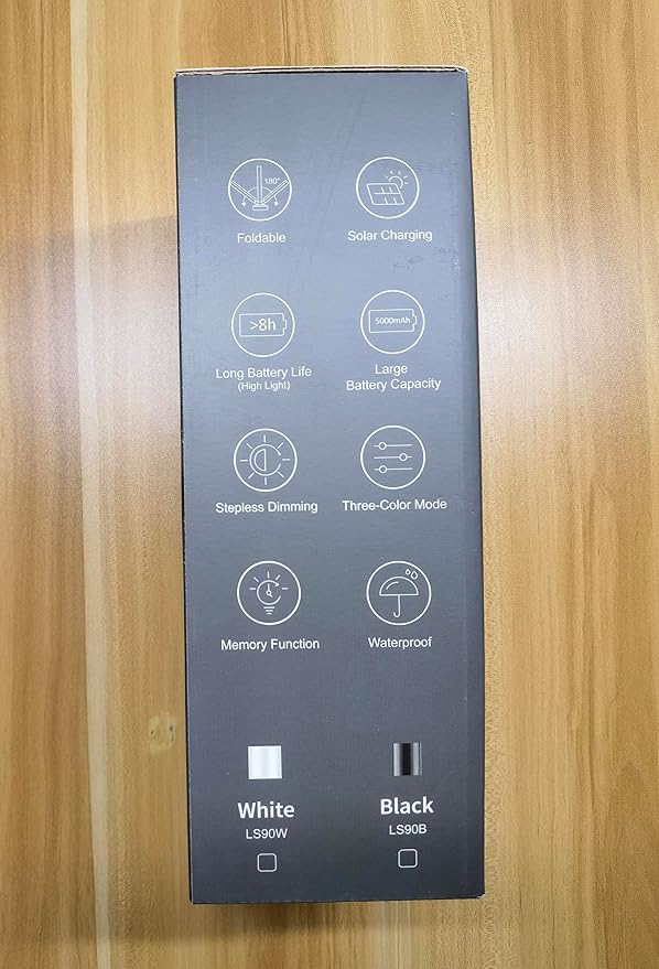 Hapfish Rechargeable Solar Camping Lantern, 5000mAh Battery Powered LED Lights, Dimmable Foldable Waterproof Camping Essentials, Lamp for Power Outages, Camping Gear, Hurricane, Emergency, Indoor