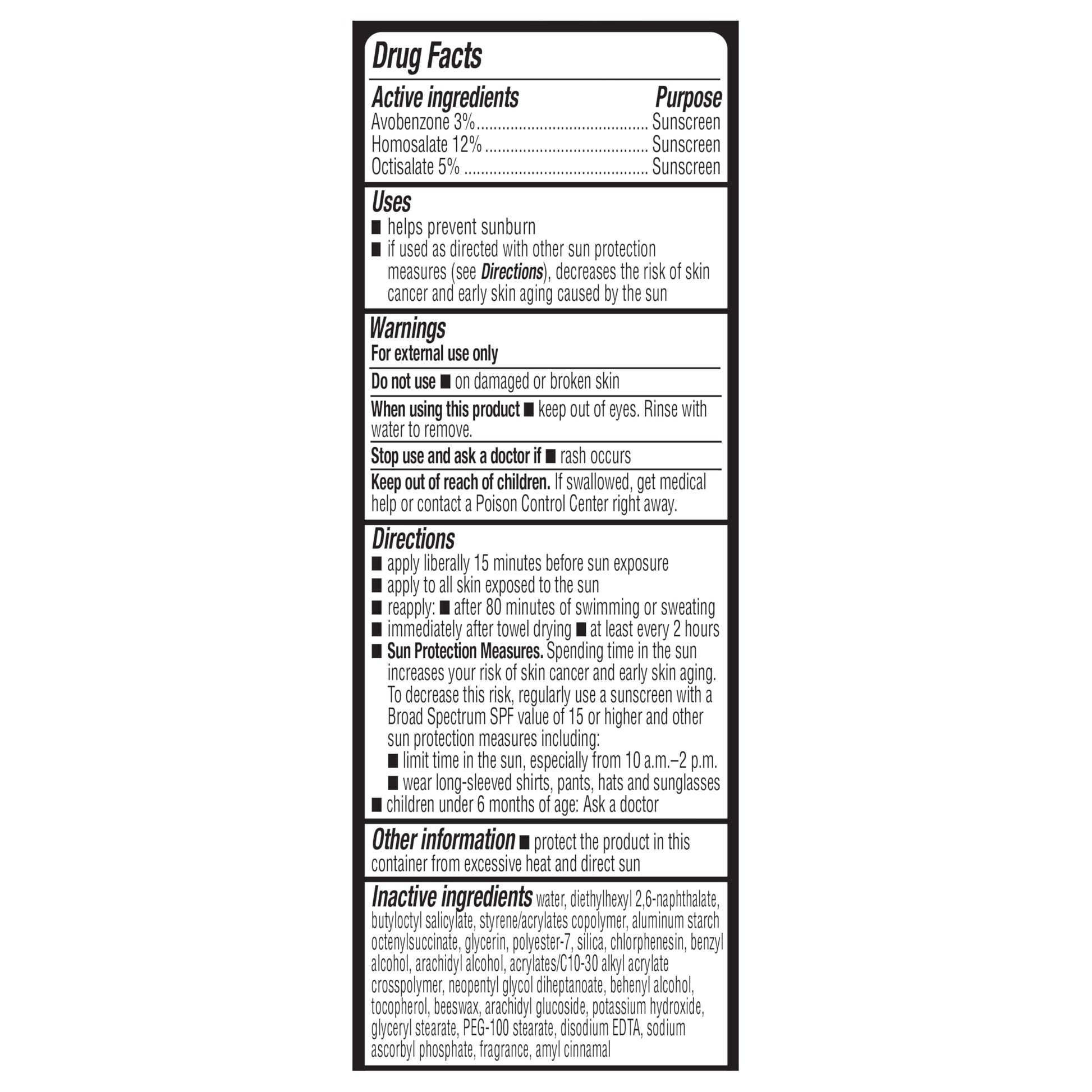 Amazon Basics Sport Sunscreen Lotion SPF 50, Water Resistant (80min), Formulated without Octinoxate
