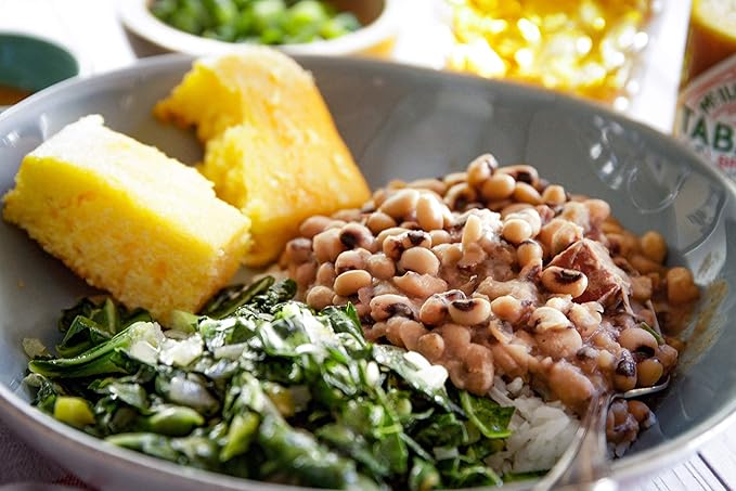 Camellia Brand Dried Blackeye Peas ??Premium Non-GMO Southern Pea for Hoppin??John, Soups, Stews, Salads, New Years Day, and Side Dishes ??Gluten-Free, High Protein, Vegan & Vegetarian Friendly, 1 Pound (Pack of 6)