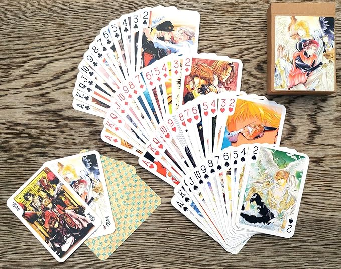 Anime Playing Cards Yaoi Collection # Poker Deck 54 Cards All Different # HIGURI YUU Sayuki Yura Youka Nitta Yaoi Manga Anime