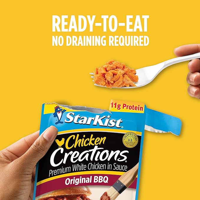 StarKist Chicken Creations Classic BBQ - 2.6 oz Pouch (Pack of 12)