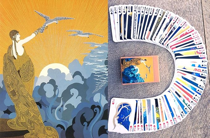 ERTE Playing Cards (Poker Deck 54 Cards All Different) Vintage Painting Art Deco French Romain de Tirtoff