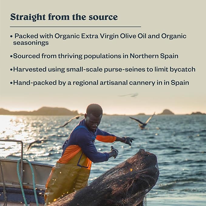 Patagonia Provisions Tinned Fish Variety Bundle | (1) Smoked Mussels, (1) Lemon Caper Mackerel, (1) Coconut Curry Sardine, (1) Lemon Olive Anchovy