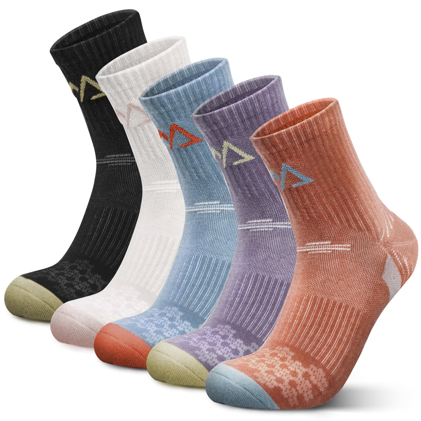 innotree Merino Wool Hiking Socks for Women Quarter Ankle Socks Thermal Warm Cushion Moisture