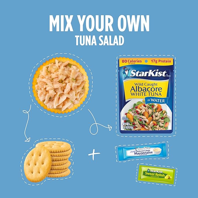 StarKist Lunch To-Go Albacore Mix Your Own Tuna Salad - (Pouch) - (Pack of 5)
