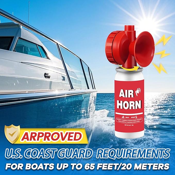 1.4oz Boat Air Horn,130DB Loud Mini Safety Bear Horn Can,Air Horns for Self Defense,Emergency,Sporting Events,Camping essentials,5 Pack