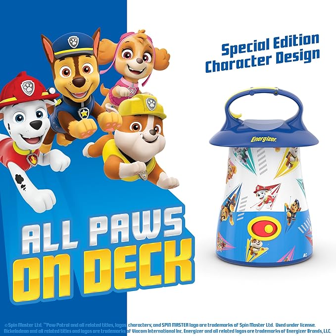Energizer PAW Patrol Kids LED Lantern and Handheld Flashlight Combo Pack, Batteries Included