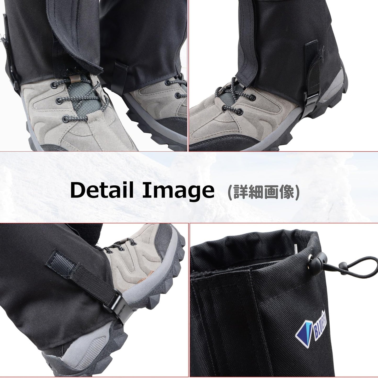 Azarxis Hiking Gaiters for Outdoor Camping Running Walking Backpacking Women Men Ankle Leg Guard