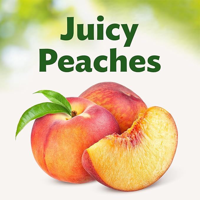 Del Monte Sliced Yellow Canned Peaches in Extra Light Syrup, 15 oz Can (Pack of 12 Cans)