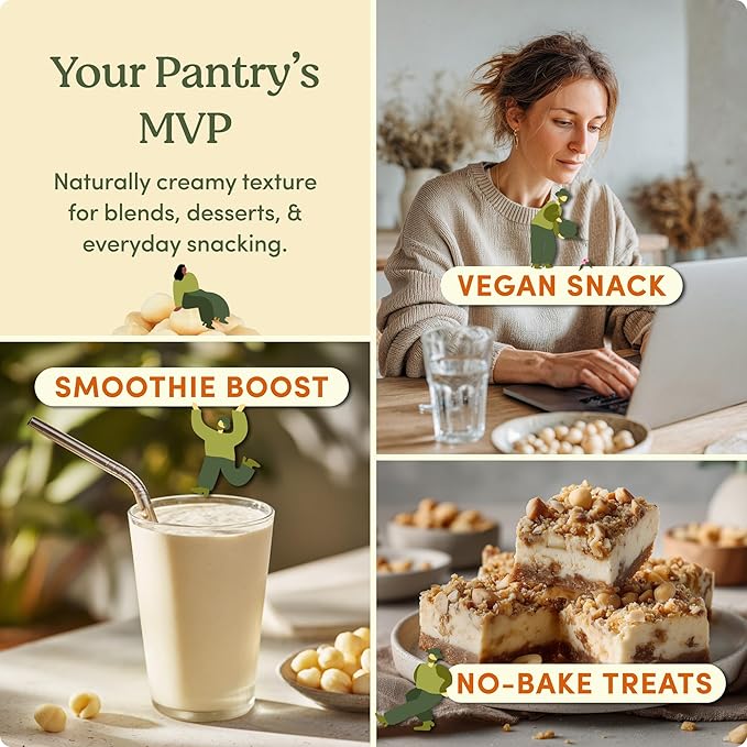 goodSAM Organic Raw Macadamia Nuts ??Unsalted, Whole Nuts ??Buttery Creamy Flavor ??Sustainably Grown on Regenerative Family Farms ??High Fat Low Carb Keto Friendly Snacks - 1.5lb Pouch