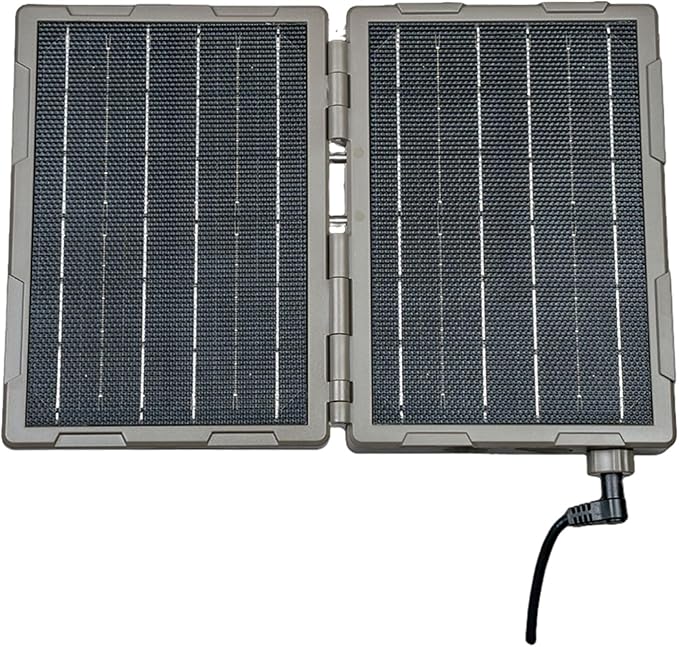 Tactacam Reveal Folding Solar Panel ??7.2W Output, Built-in Lithium Battery, Powers Trail Cameras, Compatible with Reveal & Defend Cams, Portable Design, 12V/2A Output