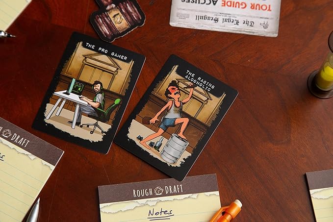 All Rise Board Game - The Ridiculous Game of Off-The-Cuff Storytelling and Courtroom Debate!