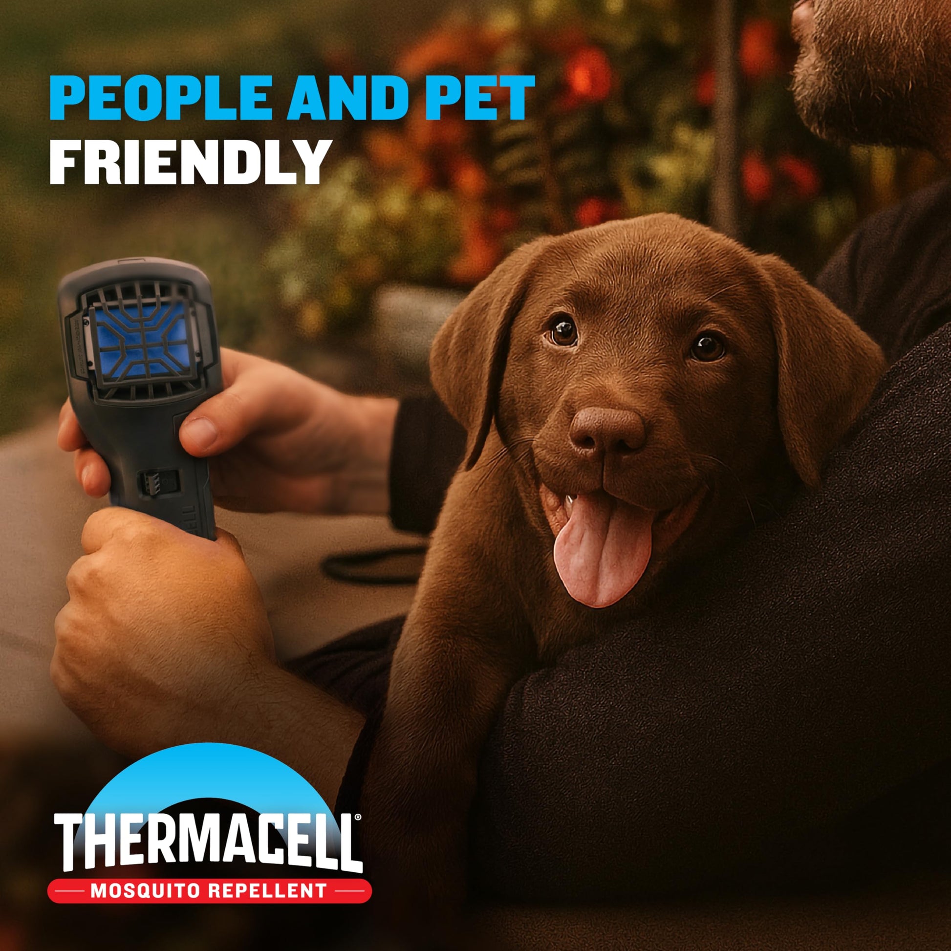 Thermacell Mosquito Portable Repeller; Includes 12-Hour Refill; 15 Foot Zone of Protection; Highly