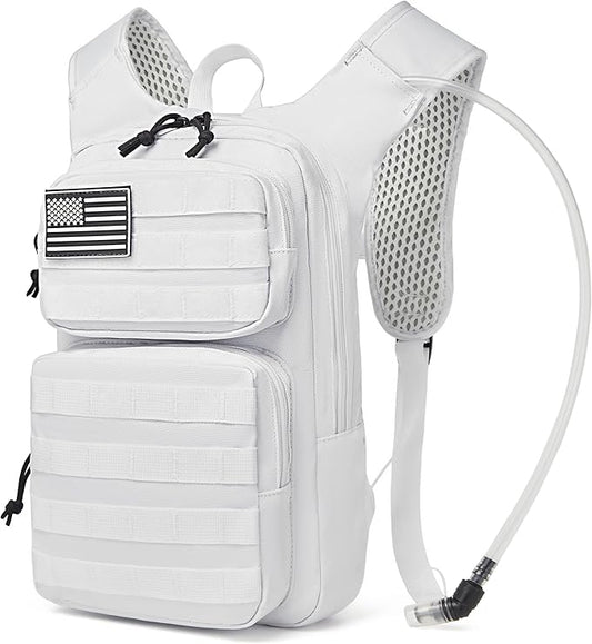 wotony Hydration Backpack with Water Bladder for Hiking Tactical Hydration Pack for Men Women Molle Water Backpack for Hiking