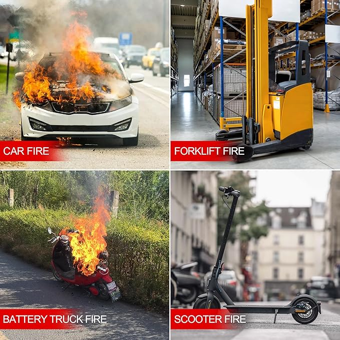 Car Fire Blanket, Large Emergency Fire Extinguisher Blanket for Electric/Fuel Vehicle Accidents, Heat Resistant Fire Suppression Blankets 20FT * 24FT