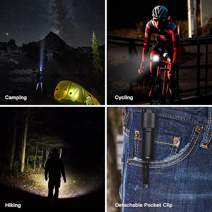 ThruNite Archer 2A V3 Flashlight, 2AA EDC Tactical Flashlight, 500 Lumens Dual Switch Pocket LED Flashlight for Emergency, Camping, Home - Cool White