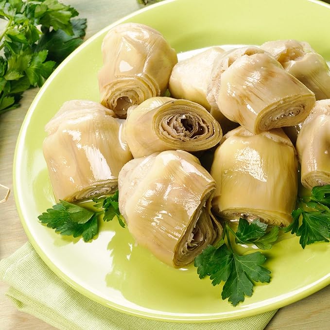 Sanniti Italian Artichoke Hearts in Jar | Authentic Italian Flavor | Perfect for Appitizers, Pasta, Salads, & Dips | 19.4 oz