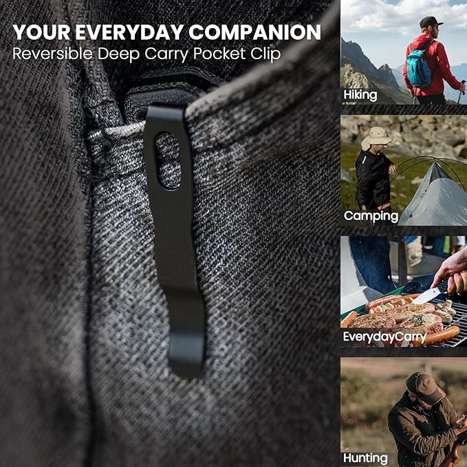 Kizer Nice Guy Pocket Folding Knife, 2.84" Nitro V Blade, Lightweight Sharp Camping and Hiking Knife, Comfort Micarta Handle, Liner Lock Flipper Knife V3011A3