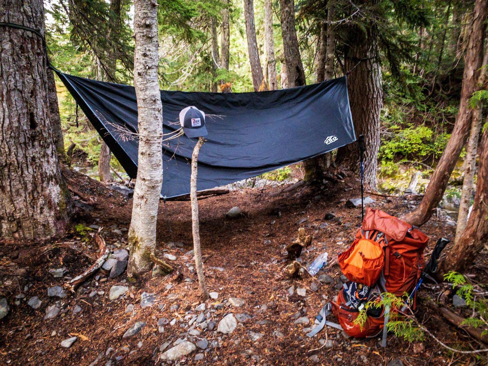 Pro Venture Waterproof Hammock Rain Fly [12ft x 9ft] - Portable Large Camping Tarp - Premium