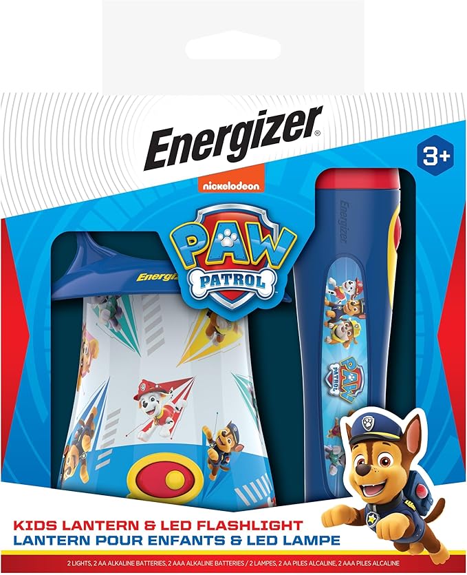Energizer PAW Patrol Kids LED Lantern and Handheld Flashlight Combo Pack, Batteries Included