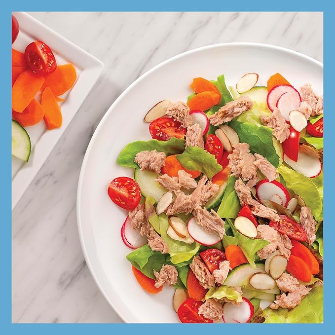 StarKist Chunk Light Tuna in Water, 2.6 oz Pouch (1 Pack) Ready to Eat Wild Caught Tuna, 17g Protein, 70 Calories Per Serving, Gluten Free, Soy Free, Kosher, Perfect for Salads, Keto Meals and Snacks