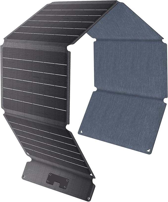 54W Portable Solar Panel - Foldable Solar Charger for Power Bank Phone Laptop for Camping Hiking RV Trip