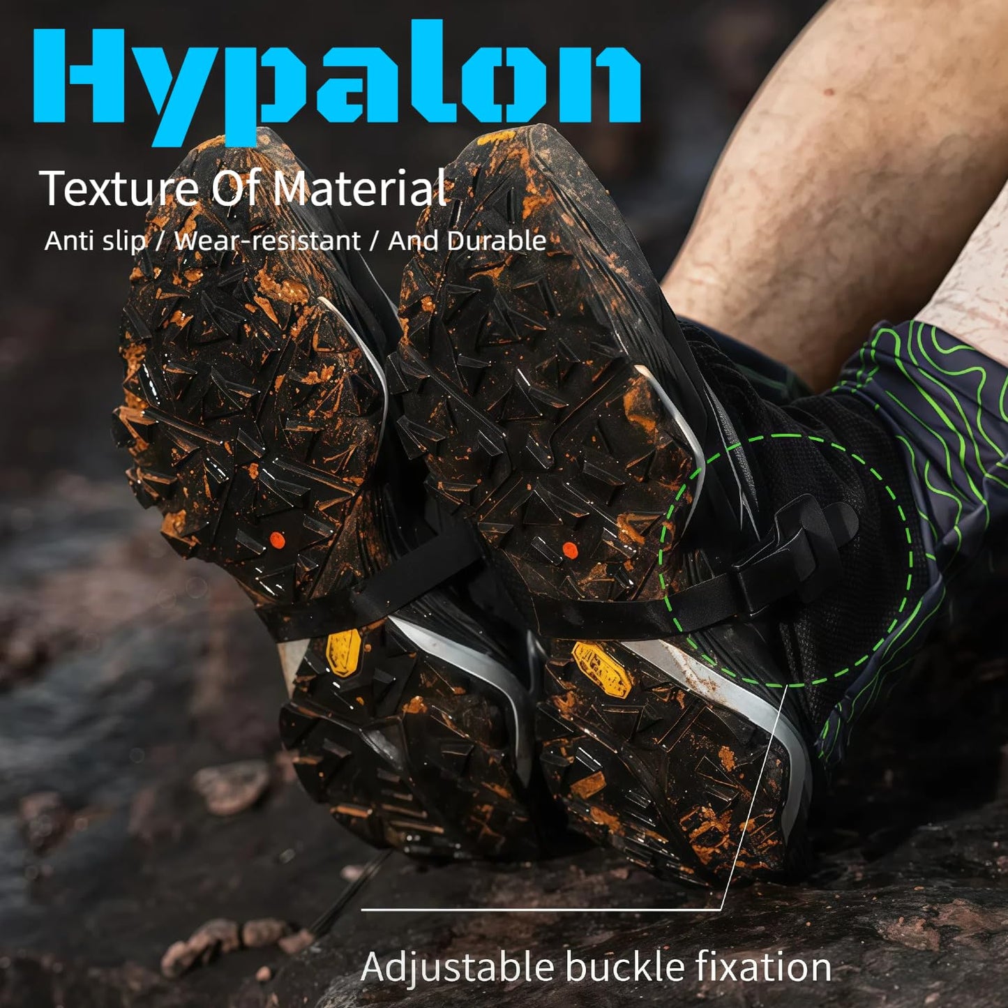UNIQOCK Low Gaiters,Ankle Gaiters,Snow Boot Guard Gators,Shoe Gaiters,Gators for Hiking Boots,Leg