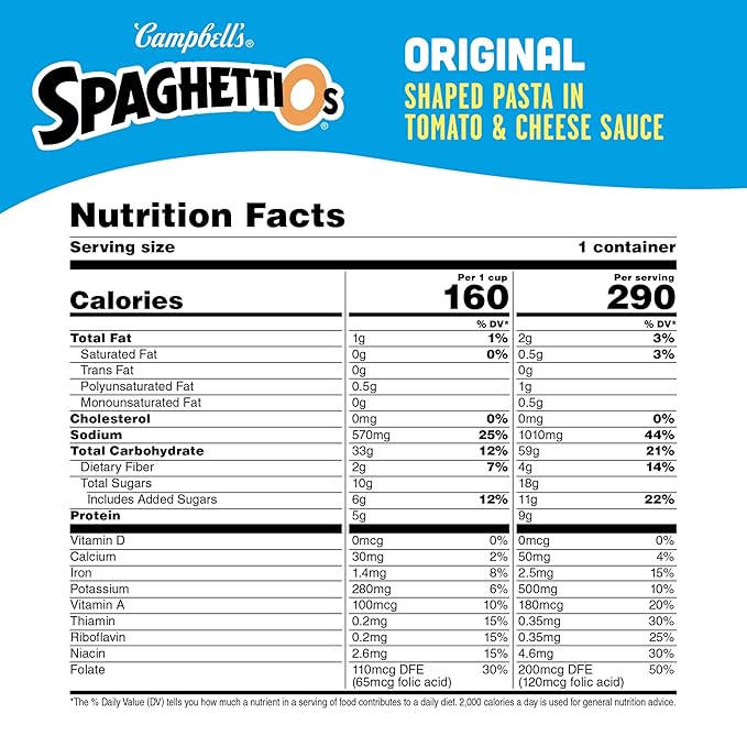 SpaghettiOs Original Canned Pasta With Paw Patrol Shapes, 15.8 oz Can