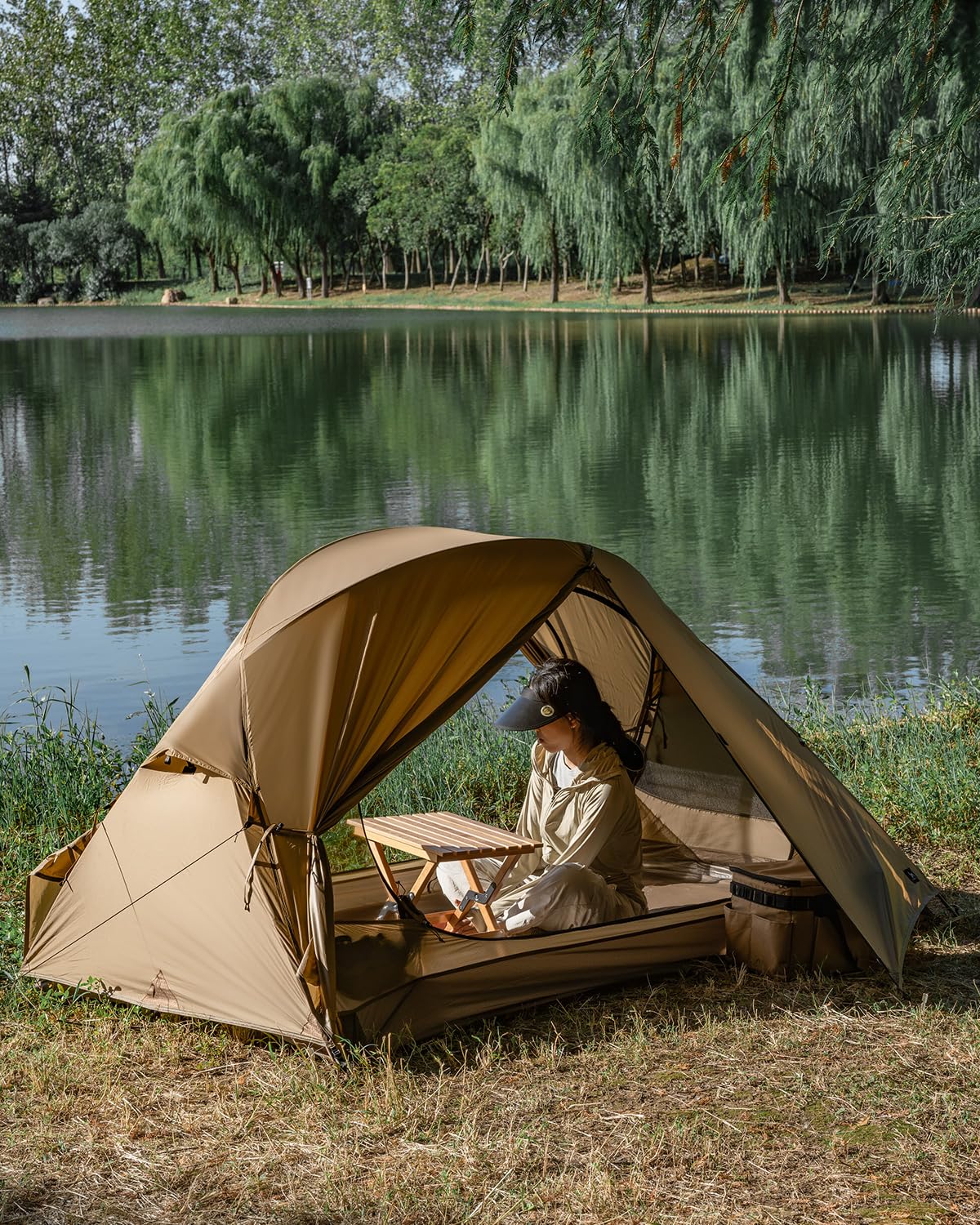 MC TOMOUNT Backpacking Tent Ultralight Nylon 2 Person Tent
