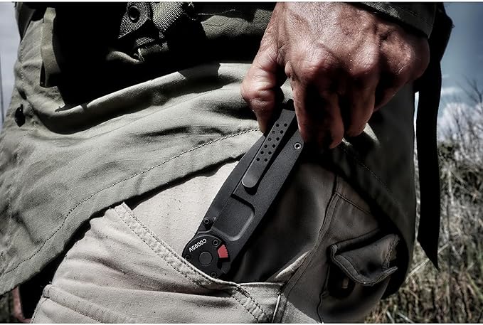 Extrema Ratio - BF2 CT (BLACK), Folding Knife, Böhler N690 steel blade hardened to 58 HRC, burnished finish, smooth anticorodal aluminum handle, dual guards, reversible clip, compact and durable