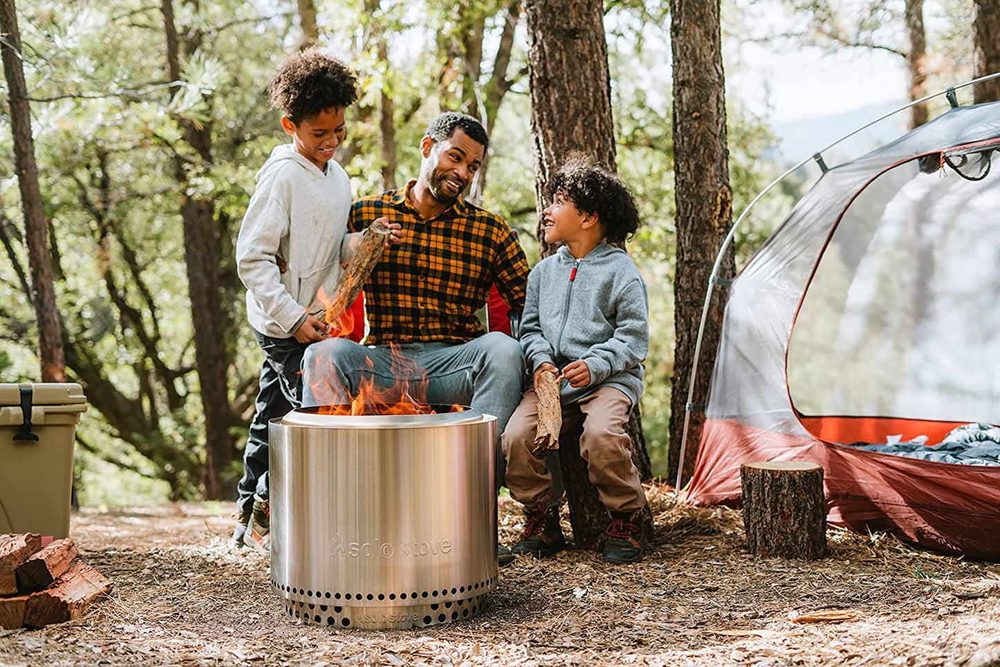 Solo Stove Bonfire with Stand | 19.5" Smokeless Fire Pit, Removable Ash Pan | Portable Stainless