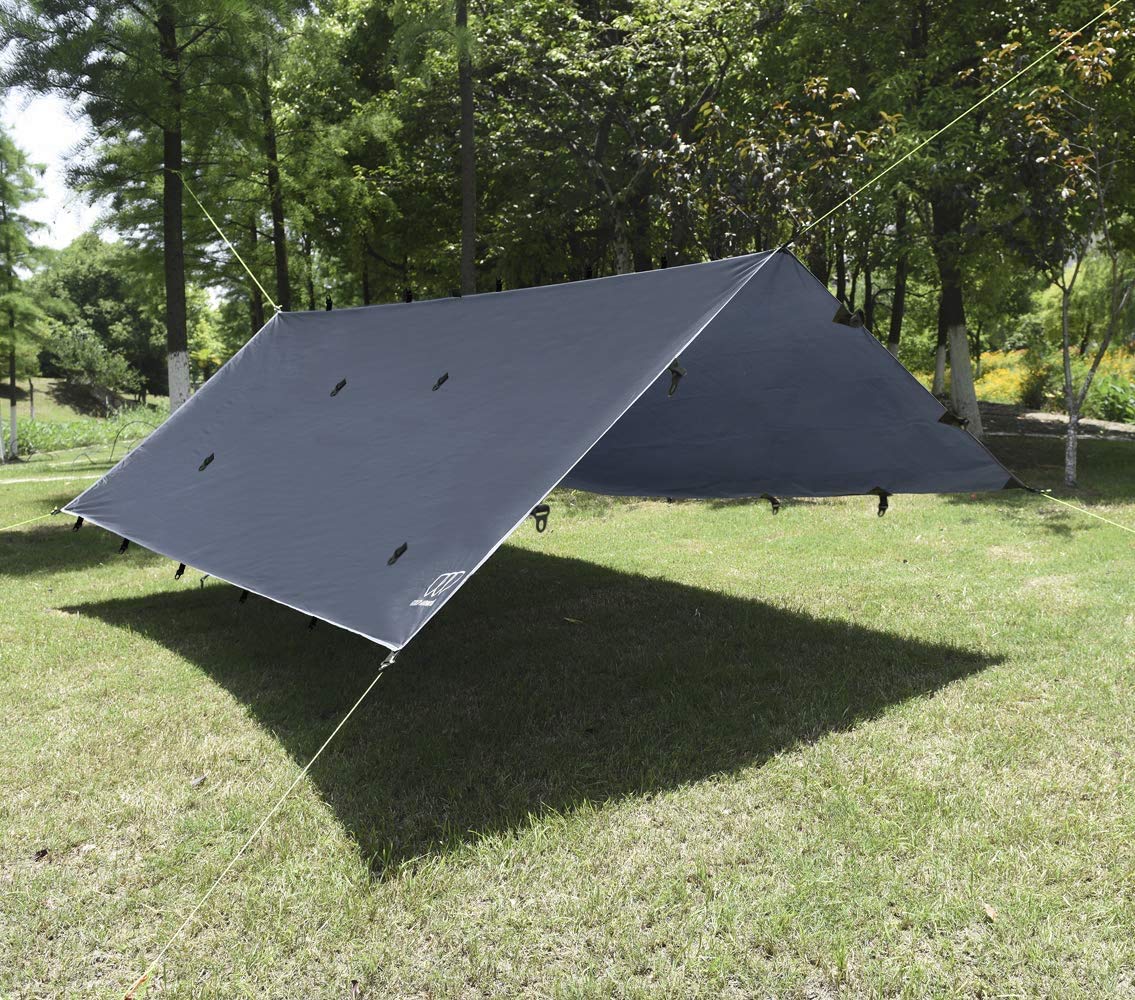 Gold Armour Rainfly Tarp Hammock, Premium 20ft x 14.3ft Rain Fly Cover, Waterproof Ultralight