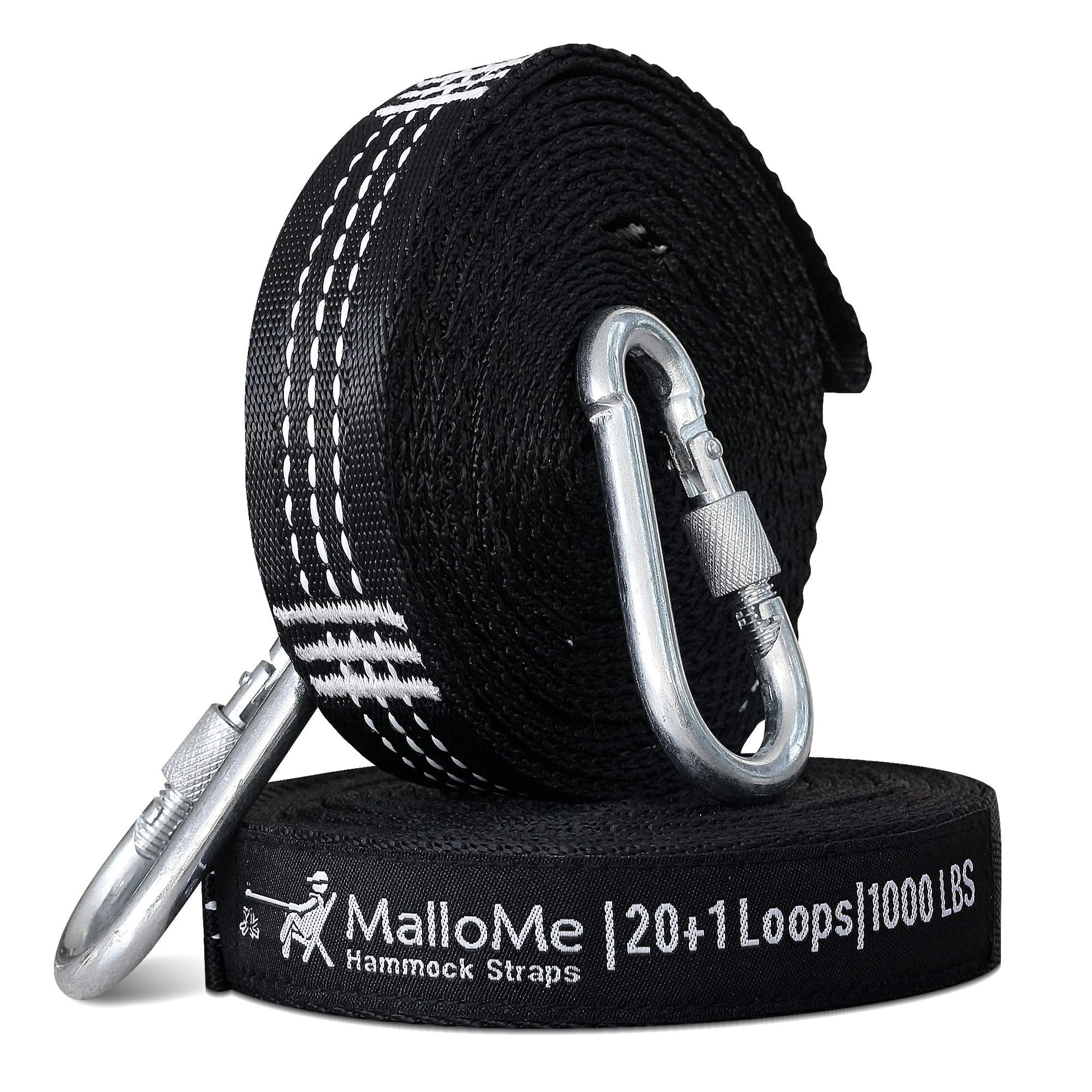 MalloMe Hammock Straps for Trees - Swing Straps - Multi-Purpose Hanging Kit, Heavy Duty Adjustable