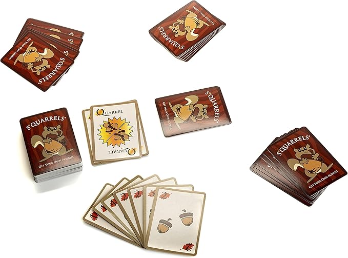 S'Quarrels Card Game - Quick Game for 2-6 Players of All Ages