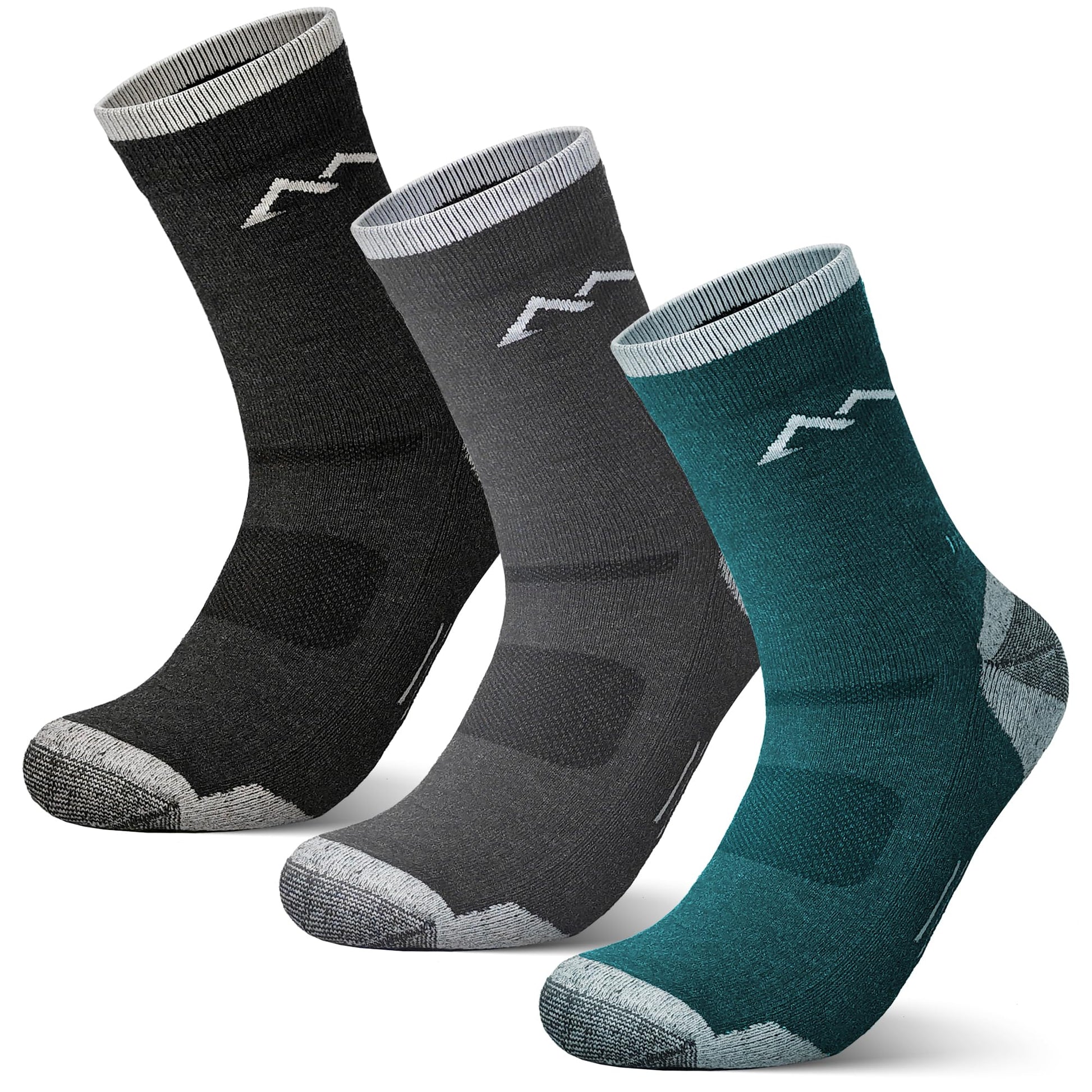 innotree 3 Pack Men's Merino Wool Hiking Socks