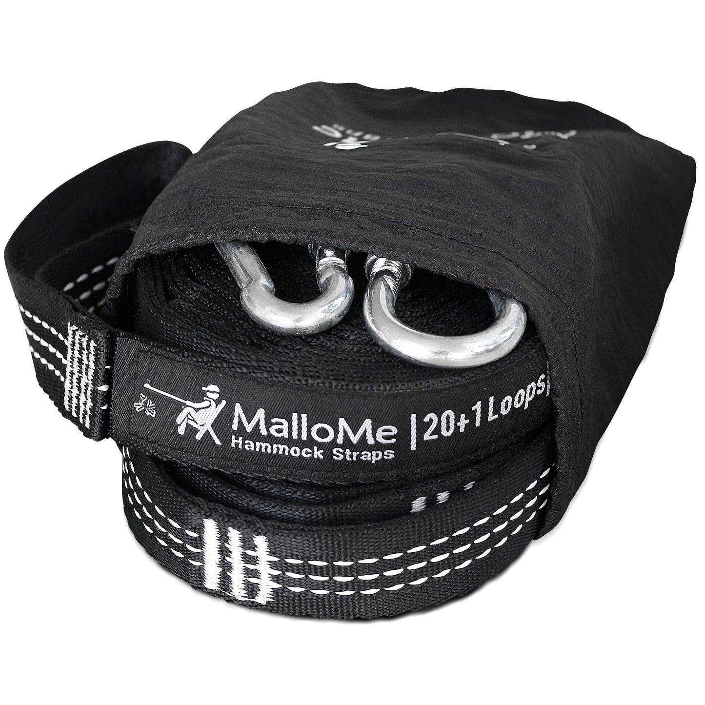 MalloMe Hammock Straps for Trees - Swing Straps - Multi-Purpose Hanging Kit, Heavy Duty Adjustable